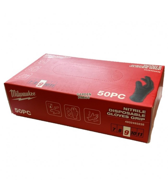 BOIÎTE GANTS NITRILE JETABLES - 9/L - 50PC