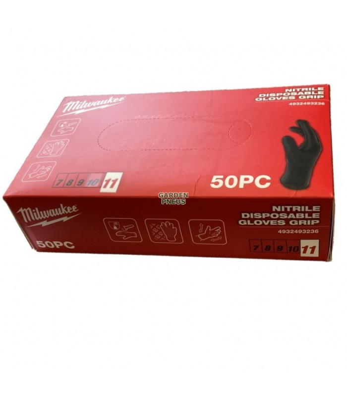 BOÎTE GANTS NITRILE JETABLES - 11/XXL - 50PC